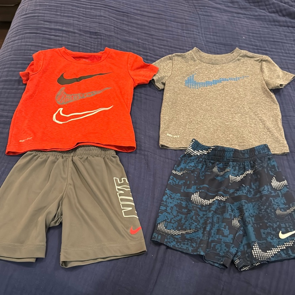 Two toddler 3t Nike dri-fit outfits
